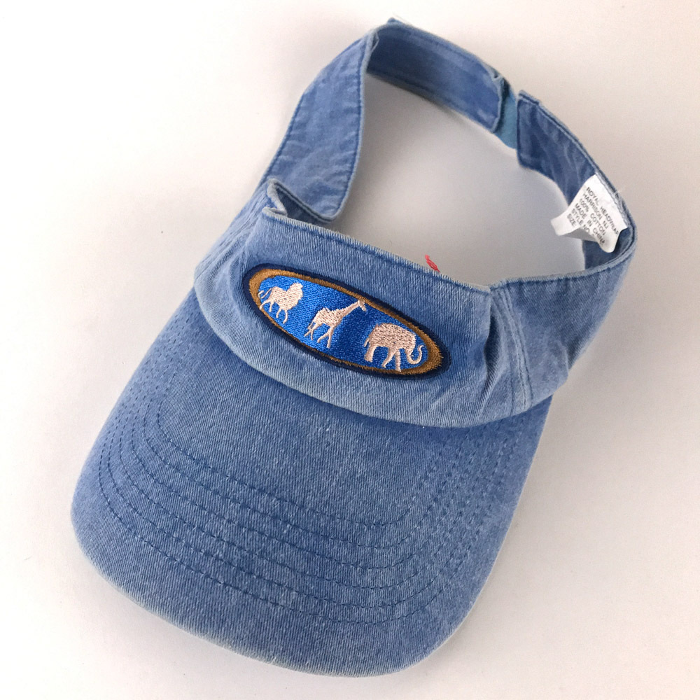 Big Safari Animal Sun Visor Lion Giraffe Elephant